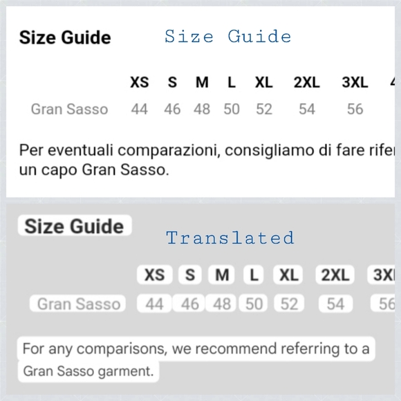 NWOT Gran Sasso 52XL - Picture 16 of 16
